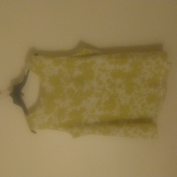 NWOT Size 2X  Karen Scott green and white tank. The green is a light army green. - Picture 2 of 4